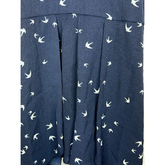 Purple Snow Spaghetti Strap Navy Skort With White Birds Size m‎ - Picture 3 of 9